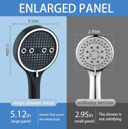Flowrise™ 6-Mode High-Pressure Handheld Shower Head